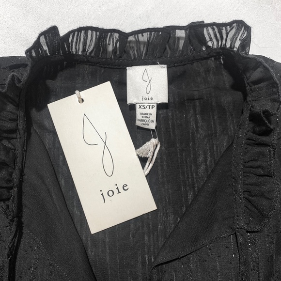 NWT Joie Sheer Sleeveless Blouse - Picture 3 of 5